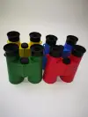 Black 6*35 binoculars, small portable high-definition high-magnification mini binoculars, girls' miniature outdoor goggles, boys' toys Item Picture